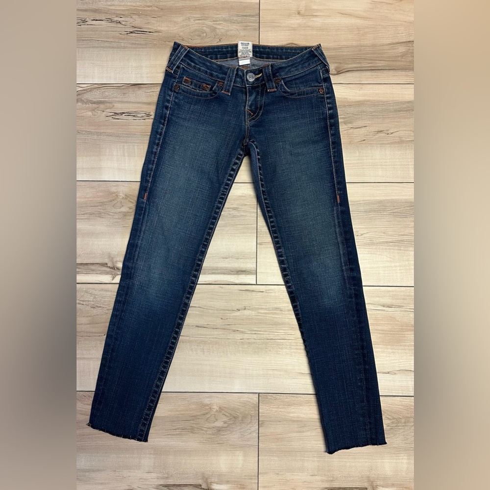True Religion Raw Hem Jeans Size 25